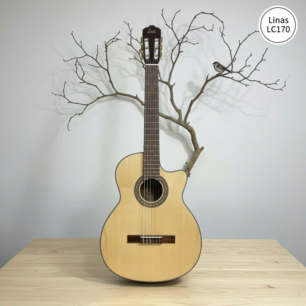 Guitar Classic Linas LC170 dáng khuyết